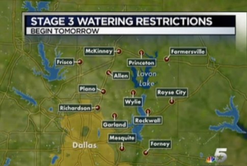 Water Restrictions Begin For Millions of North Texans