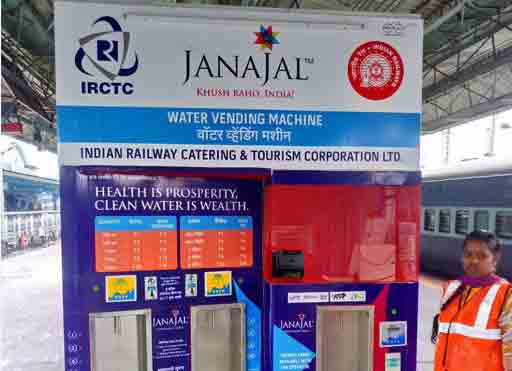 JanaJal Commissions Water ATMs in Association with IRCTC across Mumbai