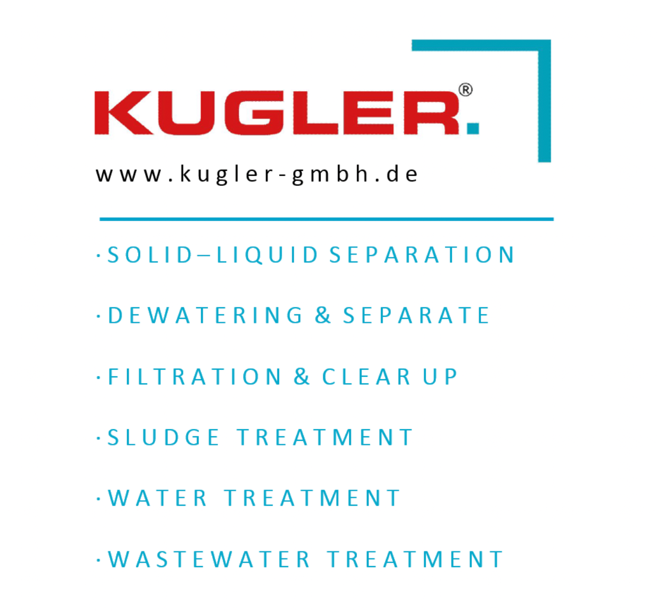Concepts for solid-liquid separation | KUGLER GmbH