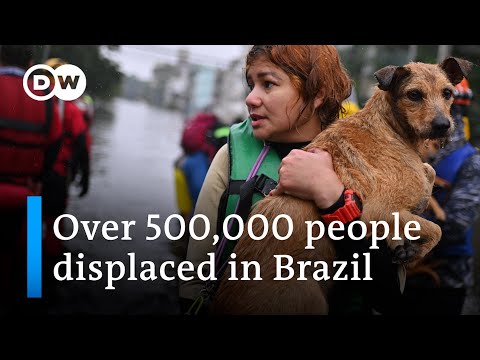 Historic flooding in Brazil &ndash; authorities plan &#039;tent cities&#039; for displaced people | DW News