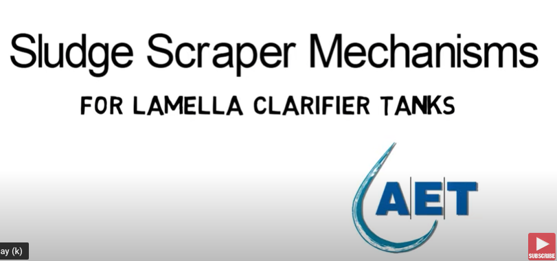 Clarifier sludge scraper mechanism - sludge removal from clarifiers
