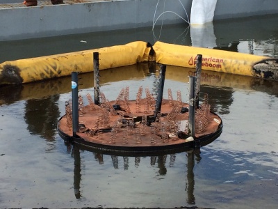 Flame Refluxer Burns Oil Spills and Minimizes Pollution