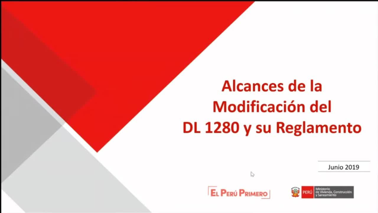 I share a notable presentation of Jaime Uchuya about the modification of Legislative Decree No. 1280 of the Peruvian Government, which incorpora...