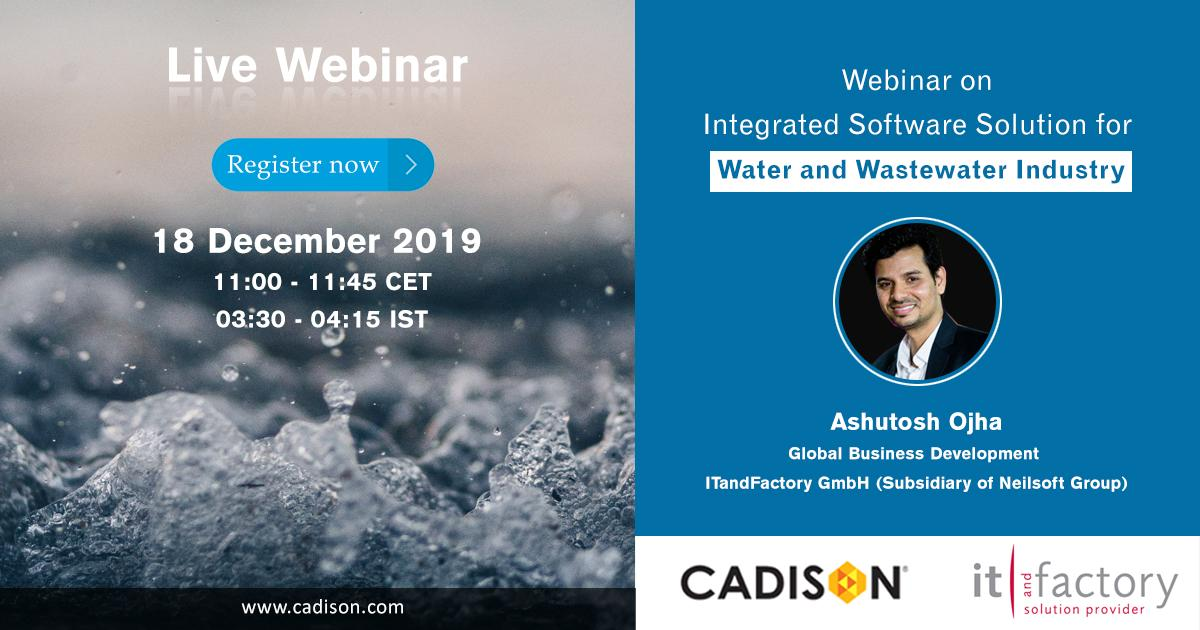 Webinar on Integrated Software Solution for Water and Wastewater Industry