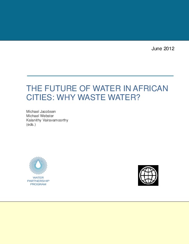 The future of water in African cities: why waste water