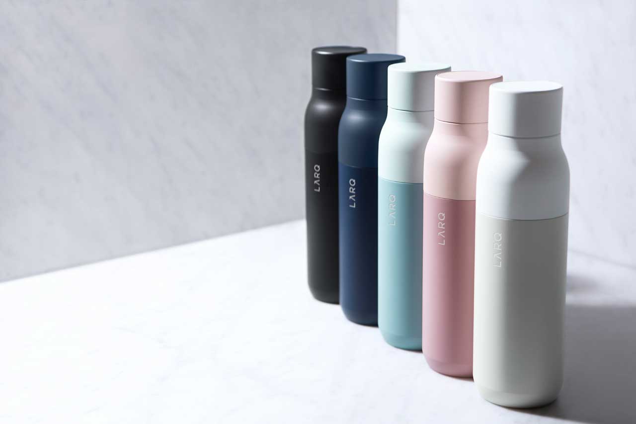 The Reusable LARQ Bottle Cleans Itself and the Water Inside - Design Milk