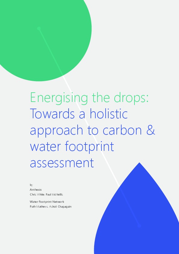 Towards a holistic approach to carbon and water footprint assessment