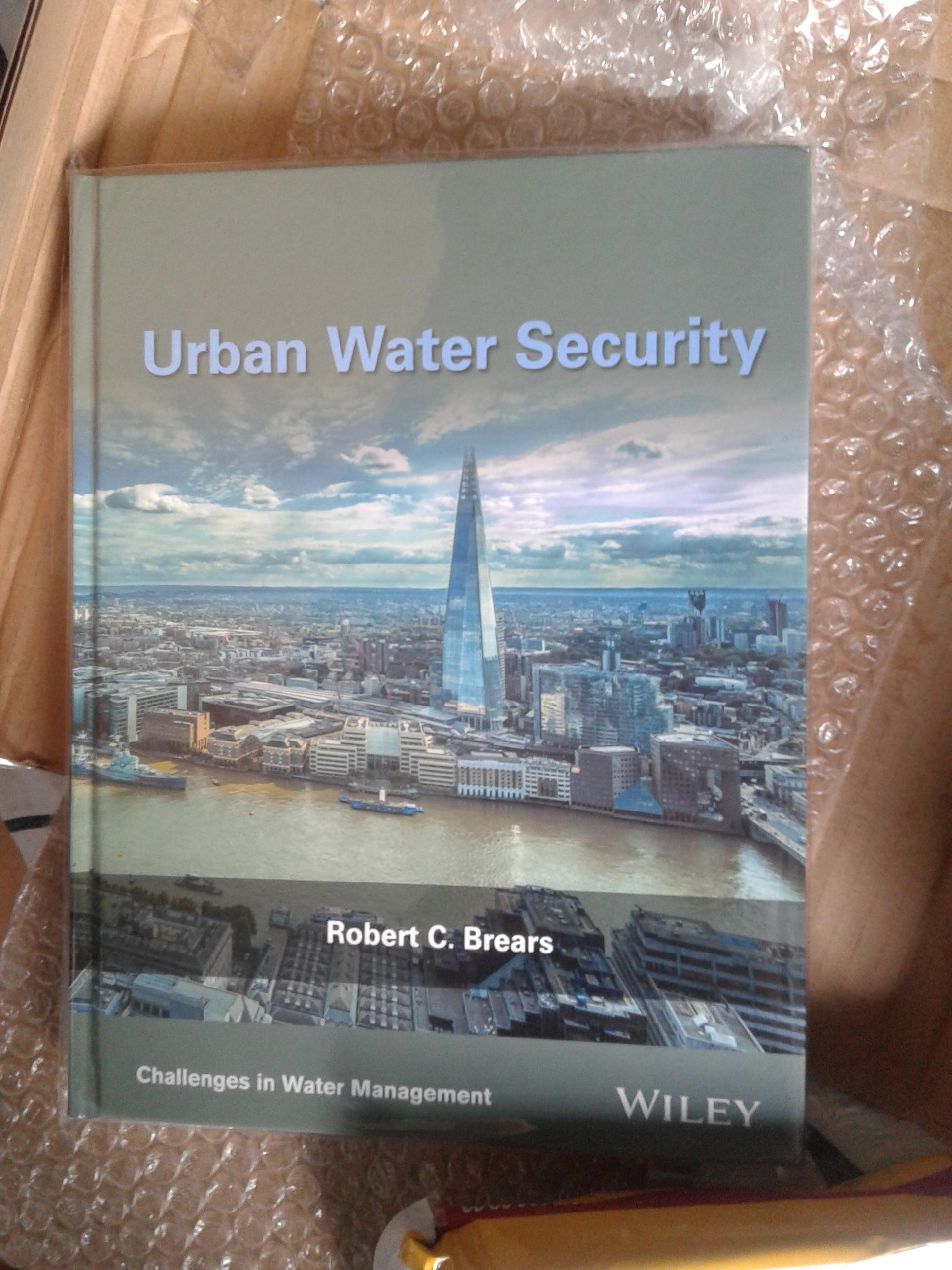 The first copy of Urban Water Security &nbsp; has arrived (my promotional copy).&nbsp;This book provides readers with a series of in-depth case ...
