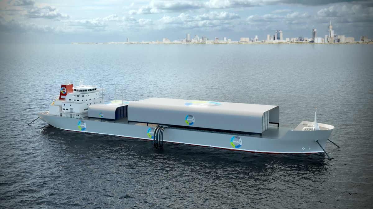 Freshwater desalination tanker concept recognised for awa