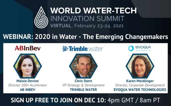 Webinar: 2020 in Water with AB InBev, Trimble & Evoqua | December 10, 2020We&#039;re delighted to announce the first World Water-Tech Live Webinar, �...