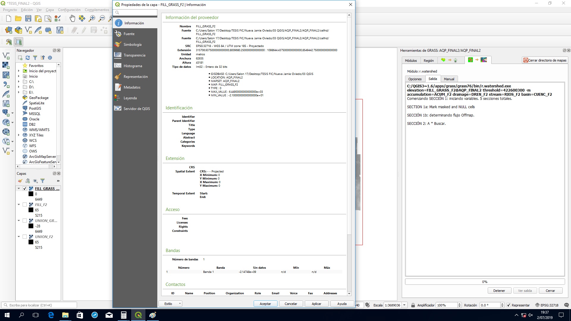 Error r.watershed (QGIS)