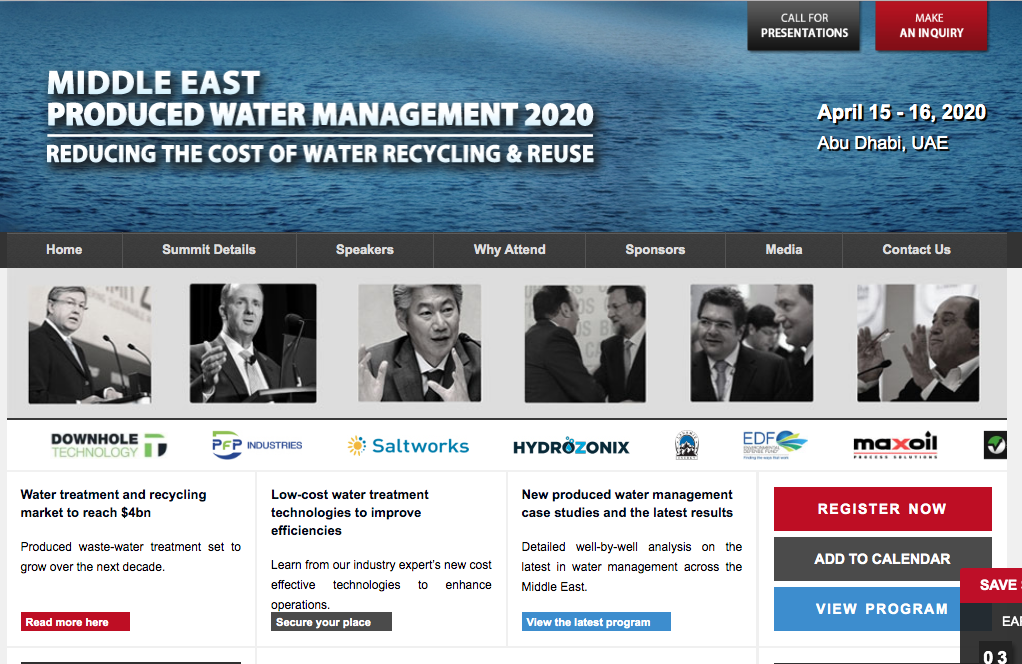 Middle East Produced Water Management