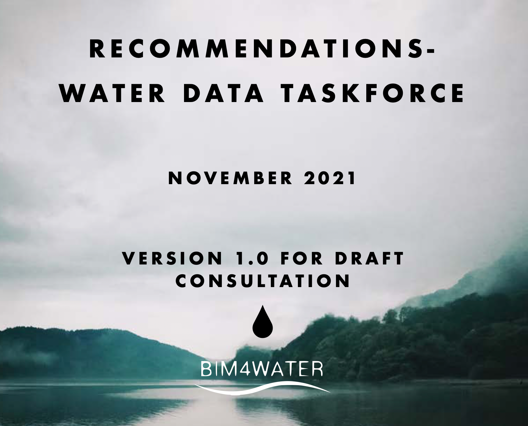 The bim4water data taskforce releases key recommendations for public consultation
