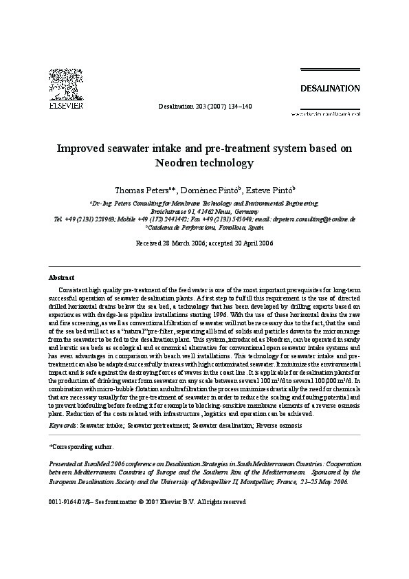 HDD Neodren Intake Applications