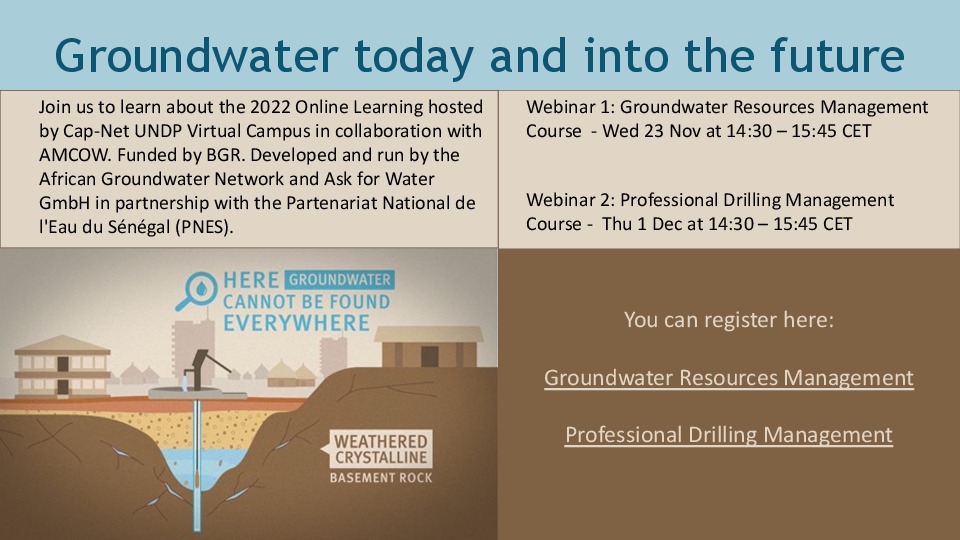 &middot; Kerstin Danert highlights that Cap-Net UNDP and AMCOW are hosting two webinars reflecting on the experiences, effectiveness and challenges of...