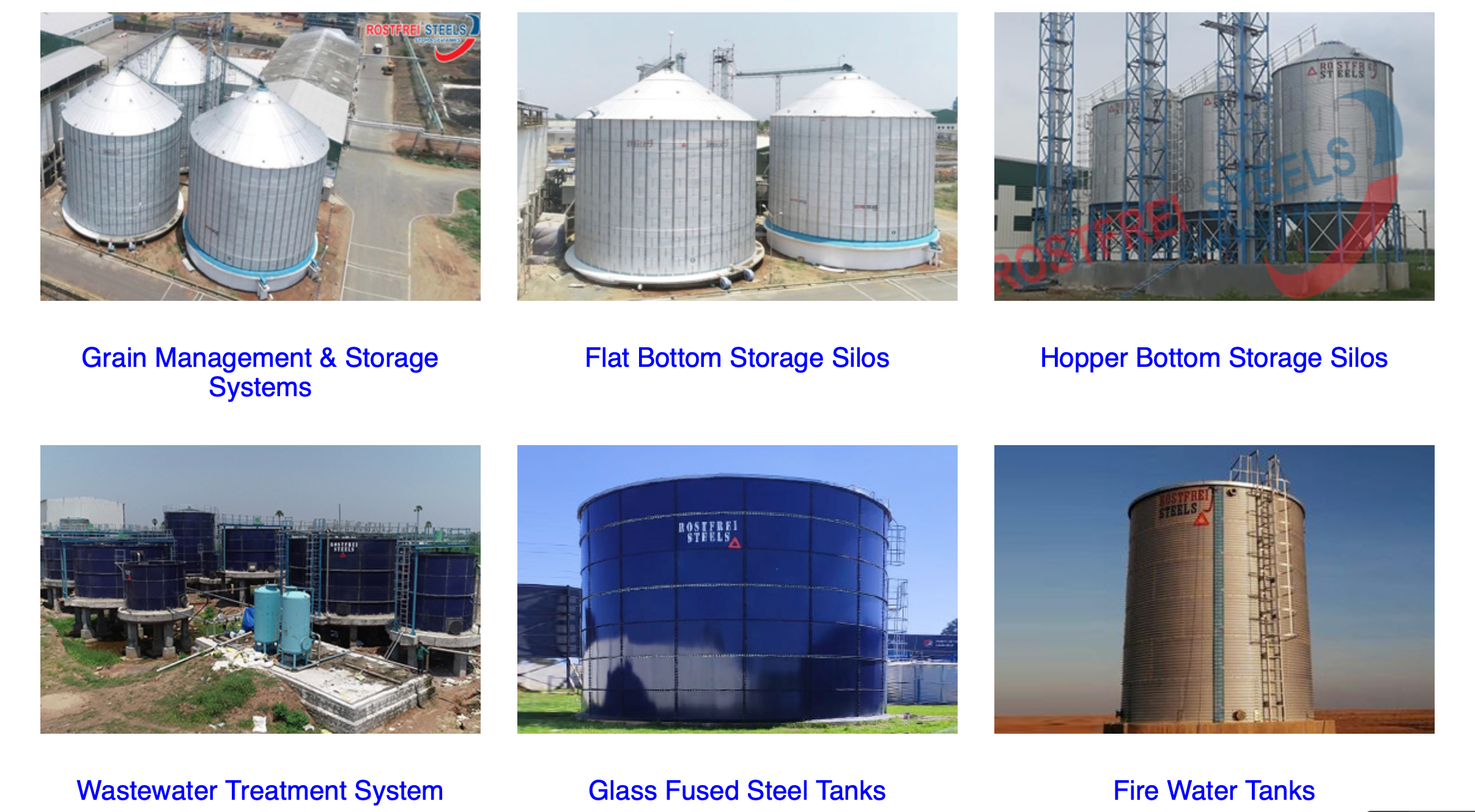 Manufacturers of Glass fused Steel Tanks