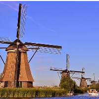 Kinderdijk, Biesbosch National Park & Room for the River