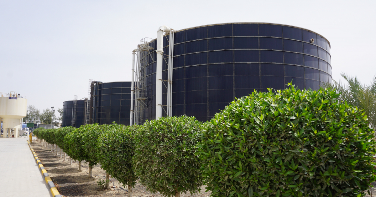 How wastewater is treated in DIP, Dubai?