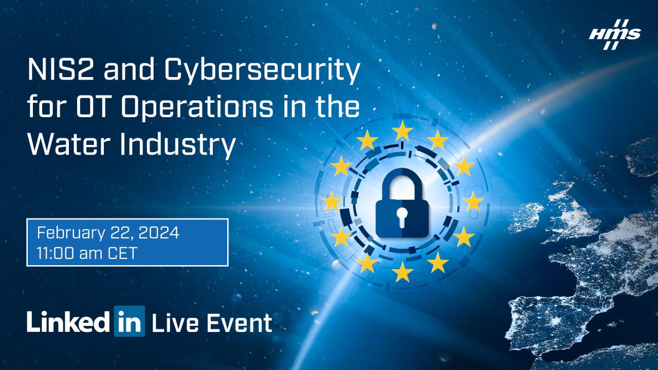 LinkedIn Live event open for everybody to discuss about the new EU Directive NIS2 (affecting now also Wastewater companies) and Cybersecurity in...