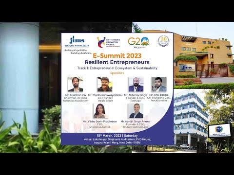 JIMS-Institution&rsquo;s Innovation Council (IIC) organized E-SUMMIT 2023 with a theme of &ldquo;Resilient Entrepreneurs&rdquo; on 18th March 2023, Saturday...