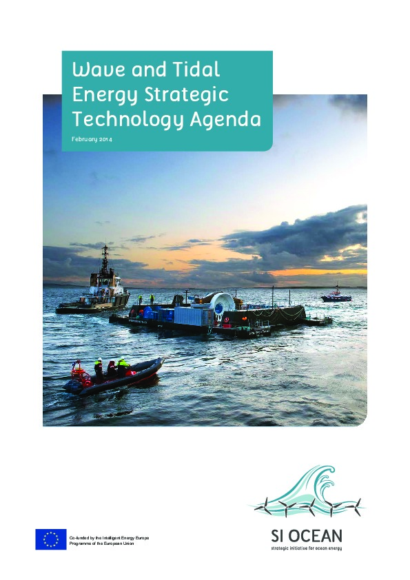 Wave and Tidal Energy Strategic Technology Agenda - 2014