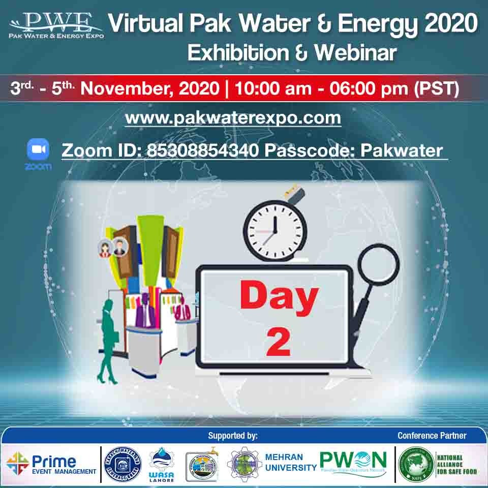 Webinar on Virtual Pak Water & Energy Expo. 3 - 5 November 2020.Join us on Live zoom ID: 85308854340 (Passcode: Pakwater) Free ​​​​​�...