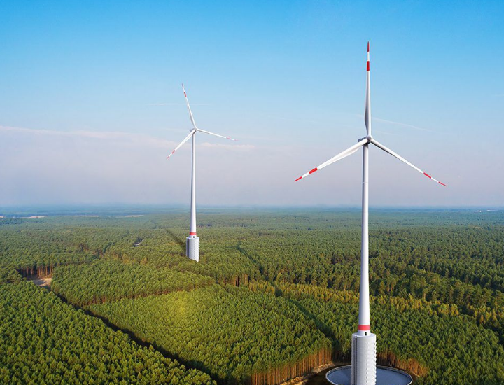 World’s First Wind Turbines with Built-in Hydroelectric Batteries
