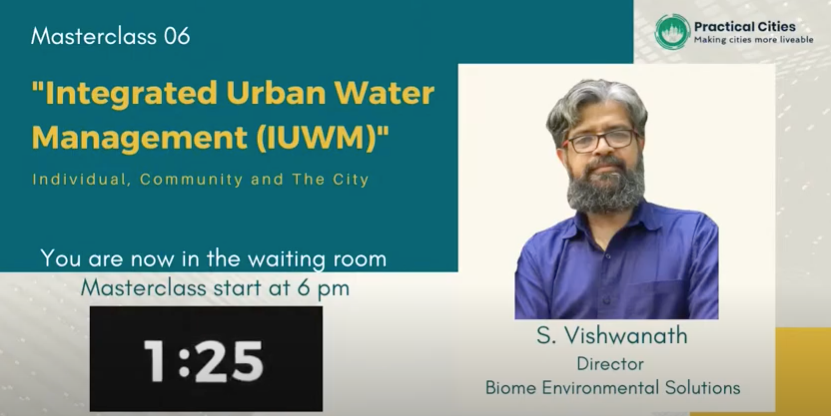 Masterclass 06 : Integrated Urban Water Management