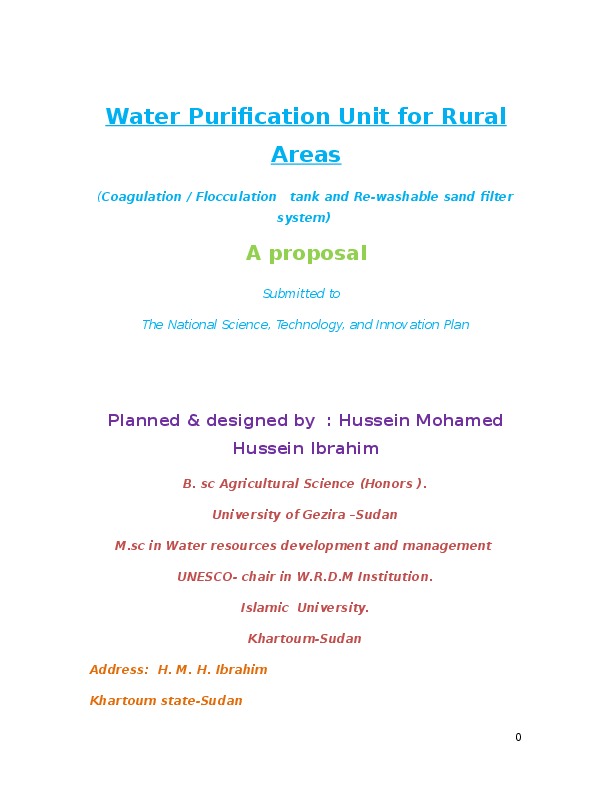 Clean Water for Rural Communities
