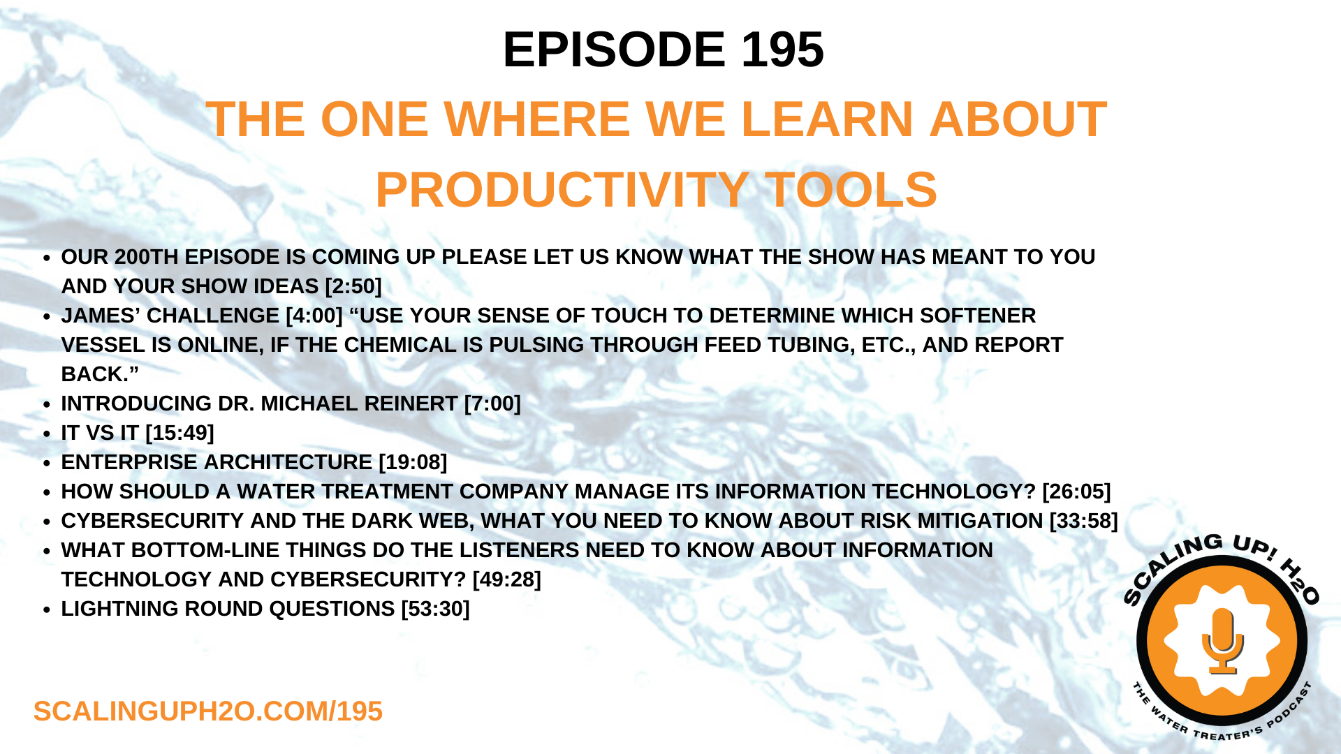 195 The One Where We Learn That Information Is A Corporate Asset - Scaling UP! H2O