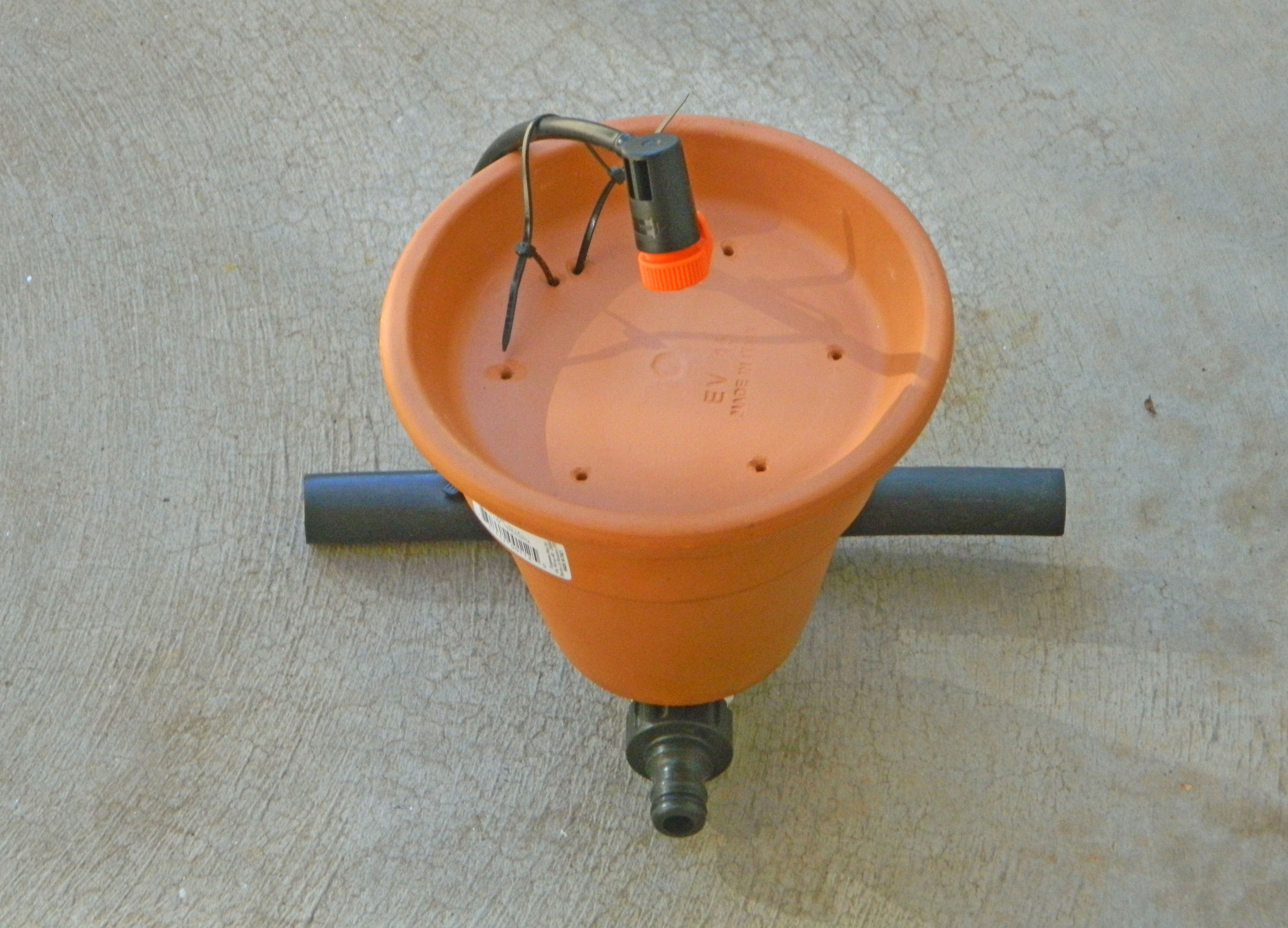 Automatic Gravity Feed Drip Irrigation from a Rainwater Tank