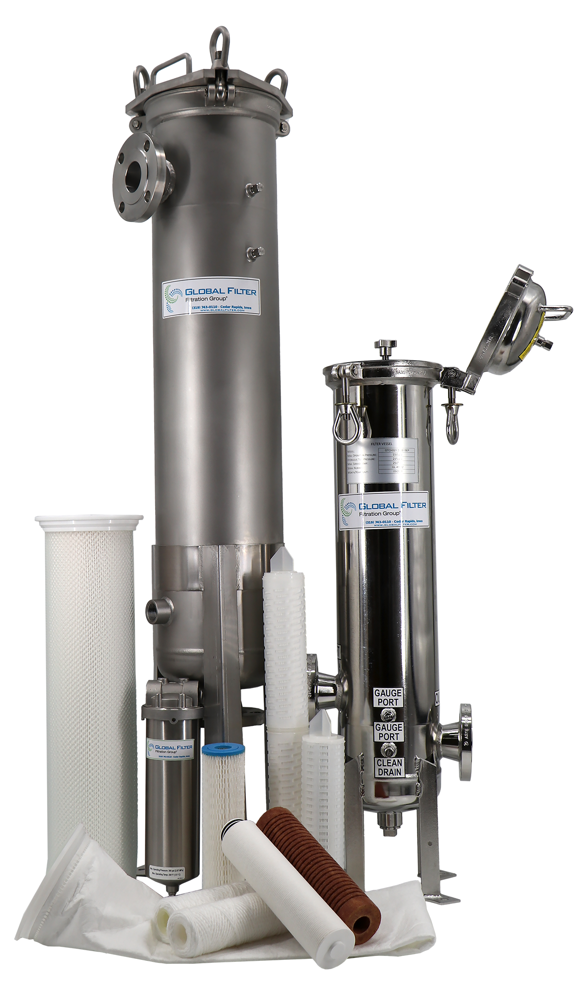 Global Filter manufactures a comprehensive range of filtration products for high-purity process fluids.