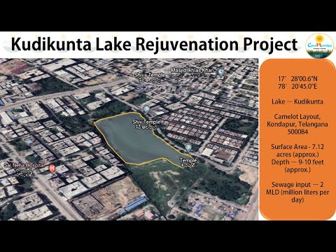 KudiKunta Lake Rejuvenation ProjectThere was a daily sewage input of 2MLD (i.e., 20 Lakhs litres of sewage) in the Lake and in spite of all thos...