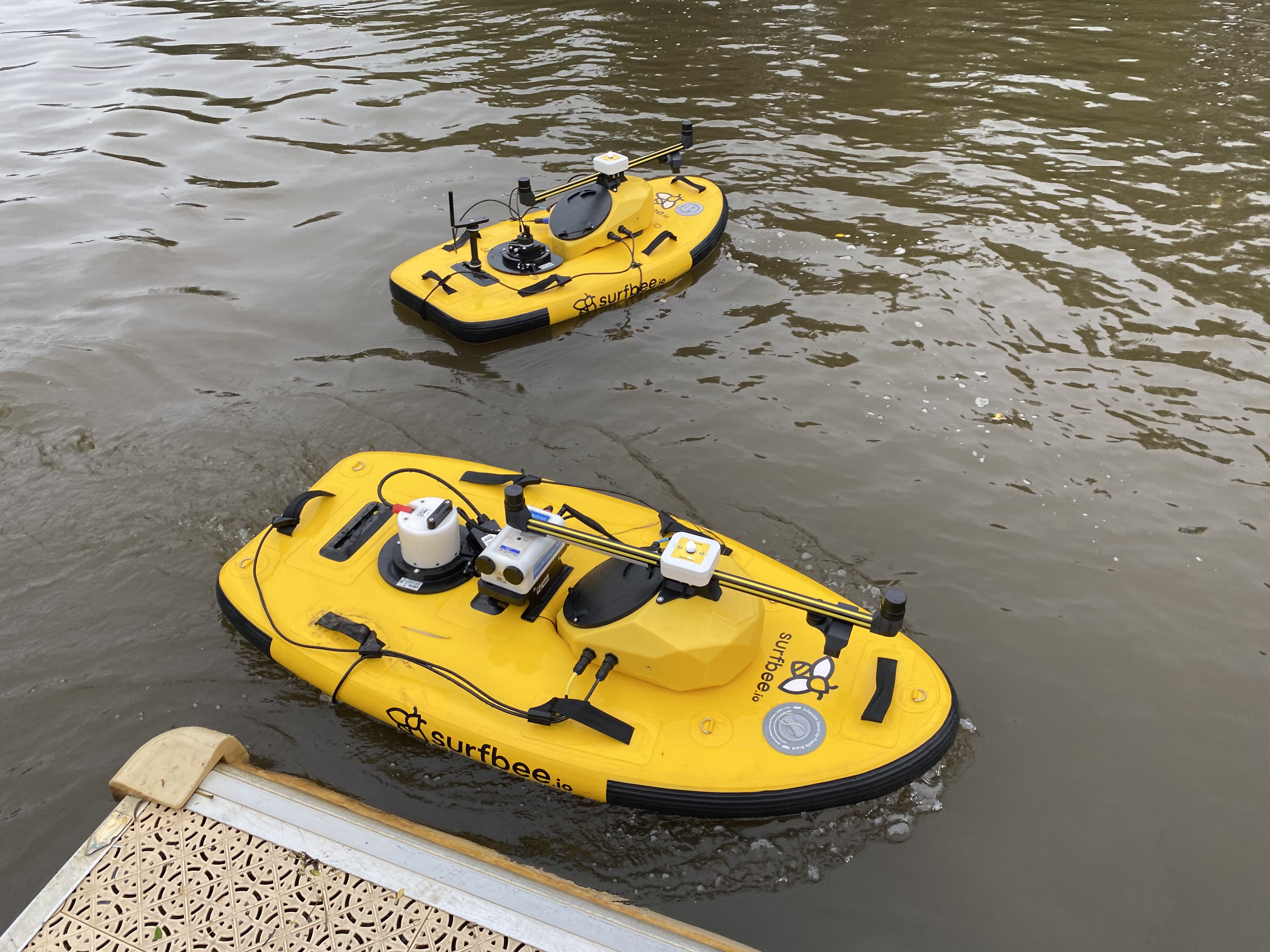 River monitoring drone boats arrive in UK