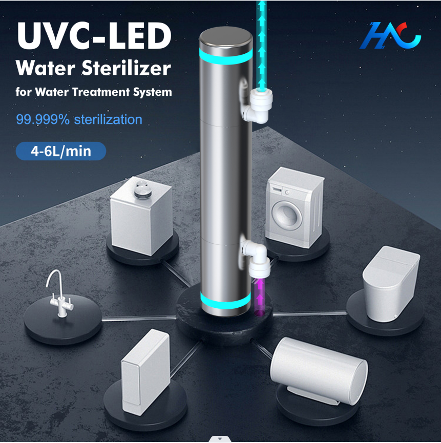 Innest UVC Water Sterilizer for RV Yacht Hospital Hotel Household with 99.999% Disinfection Rate with 4-6LPM Water Flow Rate#uvcwaterpurifier