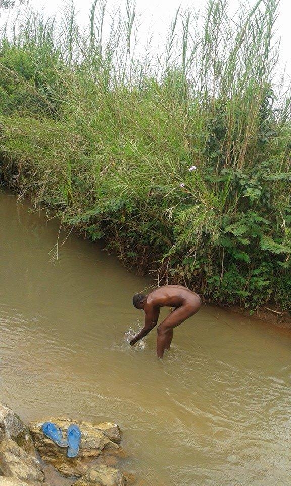 What are the sanitation related implications of this assuming that other people are using the water downstream.This is common in Kenya.
