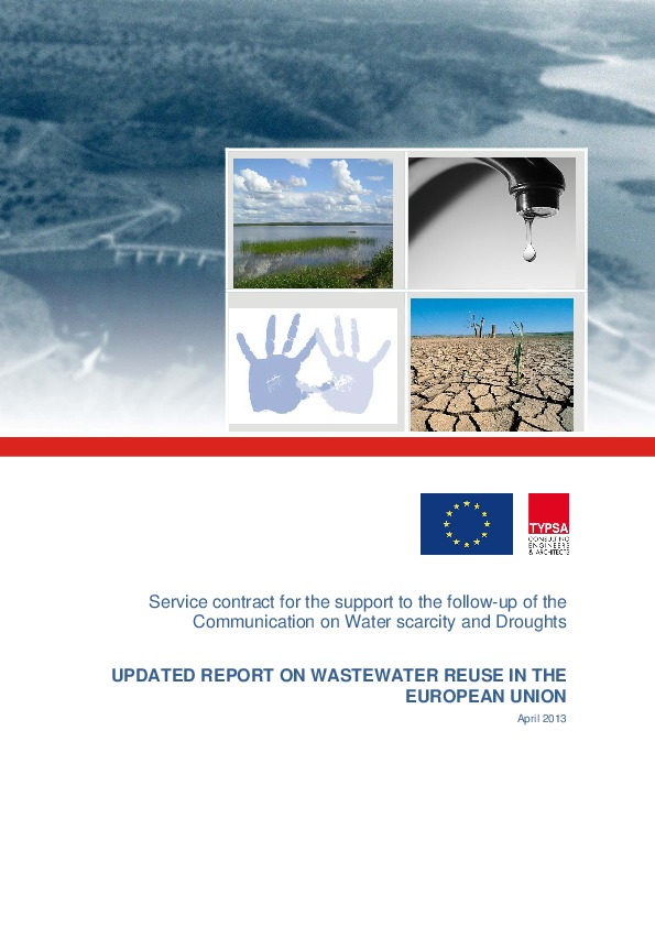 WATER REUSE in the EU - Updated Report April 2013