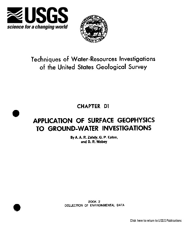 ￼Techniques of Water-Resources Investigations of the United States Geological Survey 