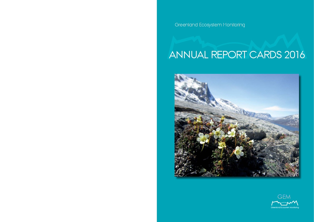 Greenland Ecosystem Monitoring - Annual Report Cards