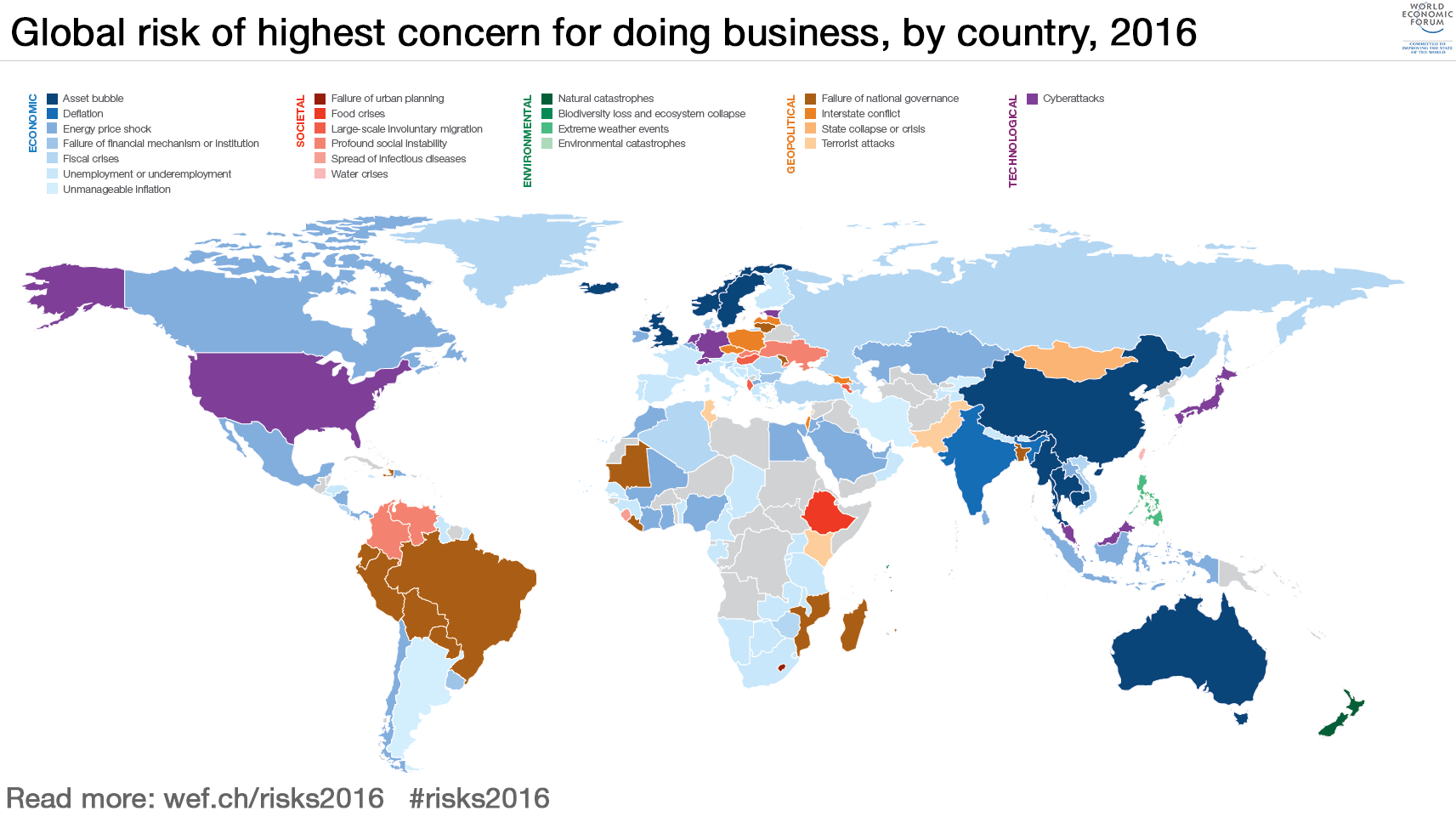 The World Economic Forum’s Global Risks Report 2016 finds risks on the rise in 2016.