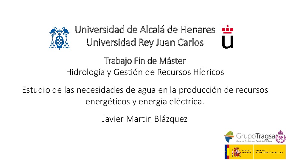 This is the ppt of my MSc Degree obtained in 2018: Water - Energy Nexus: Study of water requirement in the production of energy resources and el...