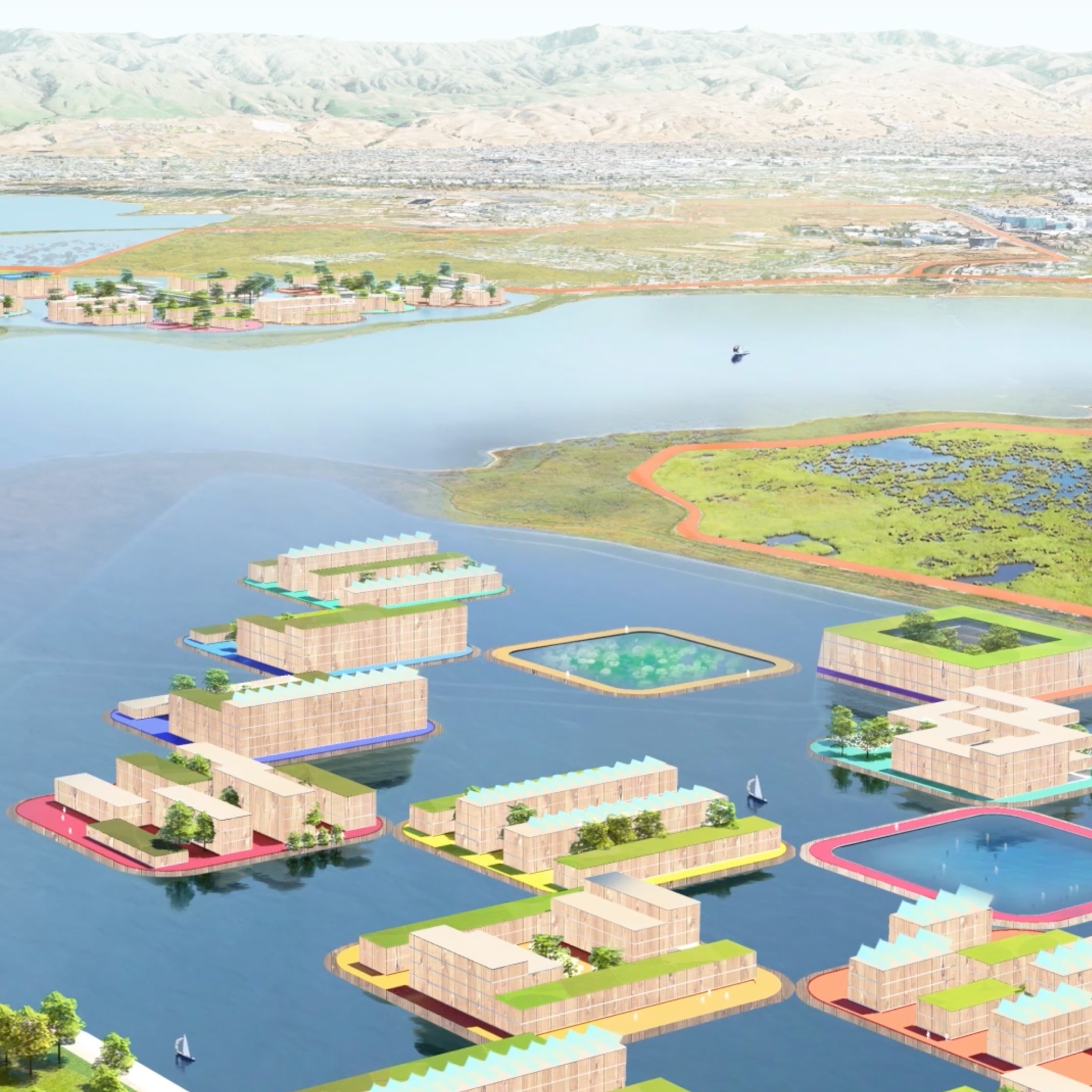 BIG Unveils Scheme to Offer Flood Protection in San Francisco's Islais Creek