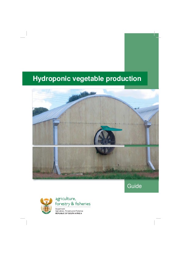 Hydroponic vegetable production