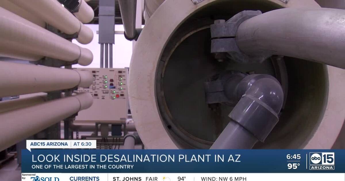Why an Arizona desalination plant has been idle for 30 years