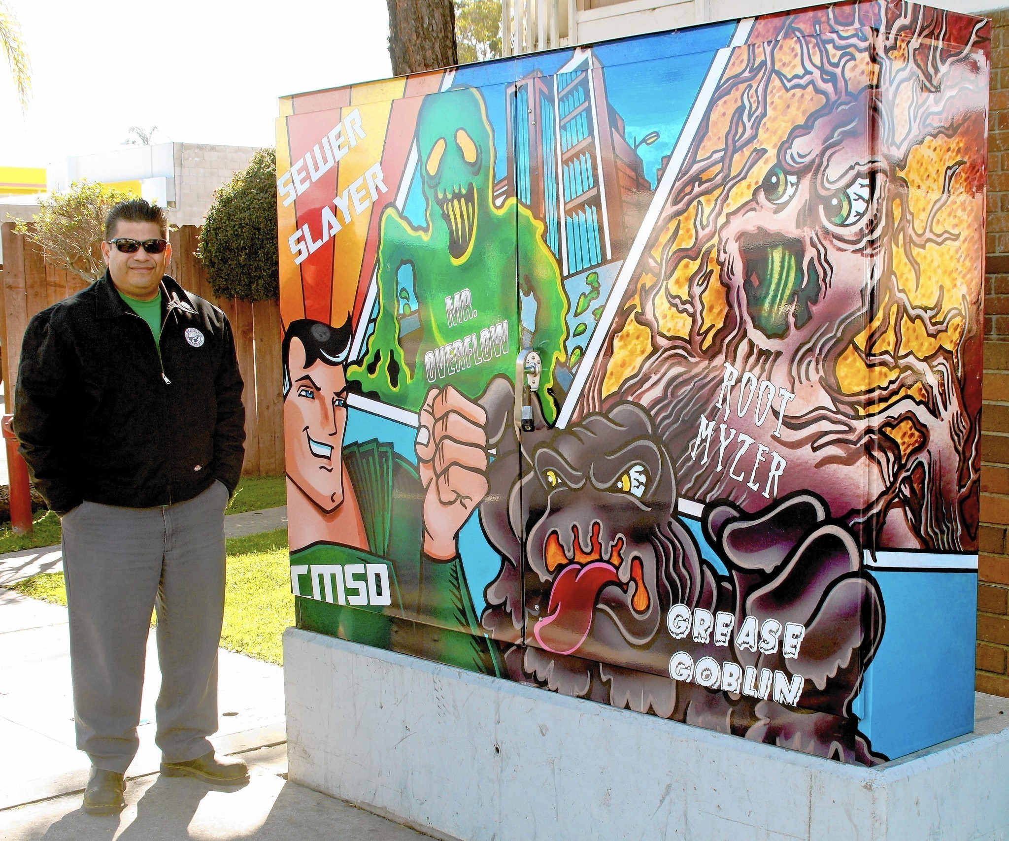 Sewer District Draws Up Comic Book Super Hero to Illustrate Underground Challenges