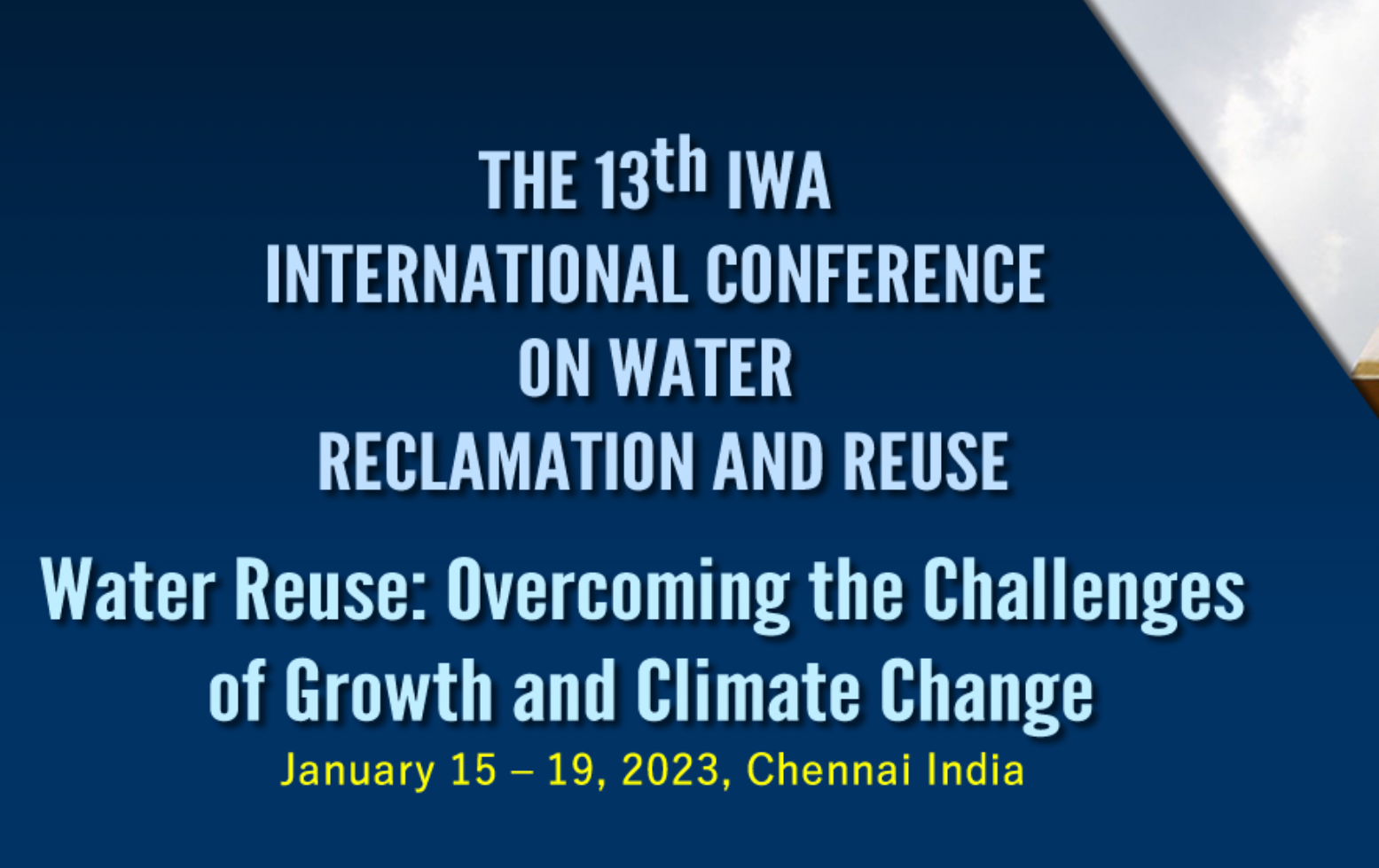 13th IWA International Conference on Water Reclamation and Reuse