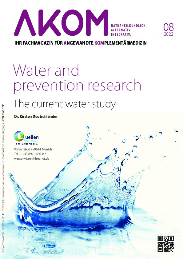 Results of the current water study on health