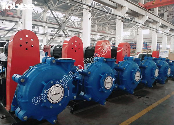 6inch Rubber lined slurry pumps for silica sand mine