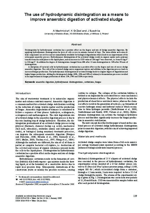 Hydrodynamic Cavitation