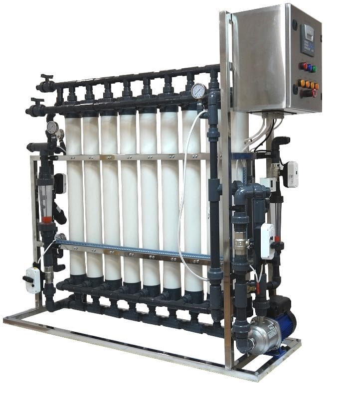 Ultrafiltration is used as one of baromembrane-based methods to filtrate fluids, including water purification. Water supplied to the ultrafiltra...